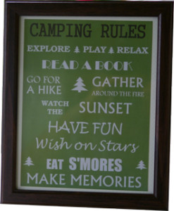 camping etiquette and rules